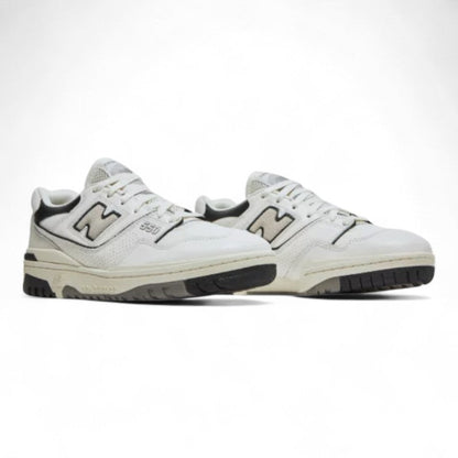 New Balance 550 White Grey Dark Grey Sneakers