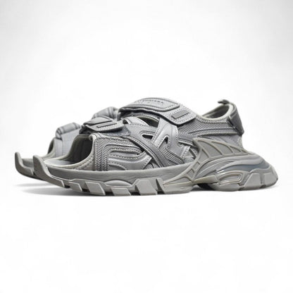 Balenciaga Track Sandals Silver