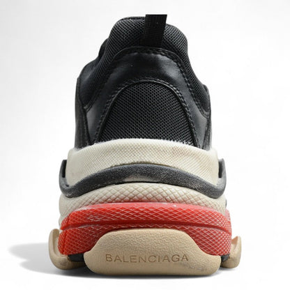 Balenciaga Triple S Black White Red
