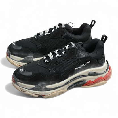 Balenciaga Triple S Black White Red
