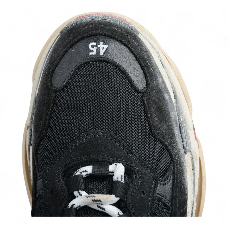 Balenciaga Triple S Black White Red