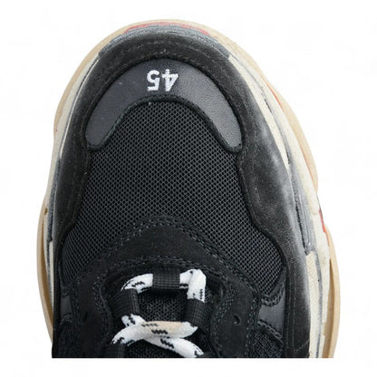 Balenciaga Triple S Black White Red