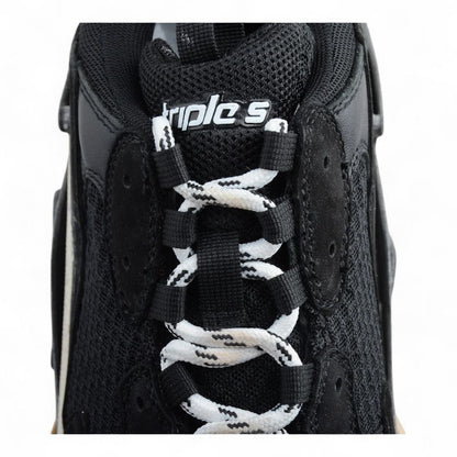 Balenciaga Triple S Black White Red