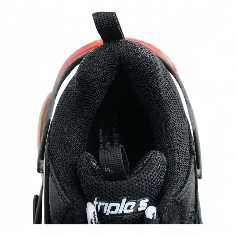 Balenciaga Triple S Black White Red