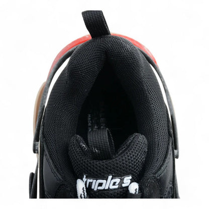 Balenciaga Triple S Black White Red