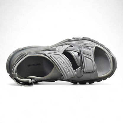 Balenciaga Track Sandals Silver