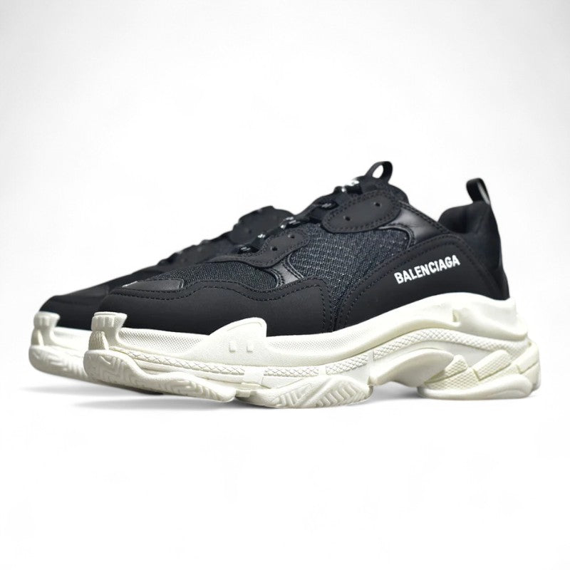 Balenciaga Triple S Black White