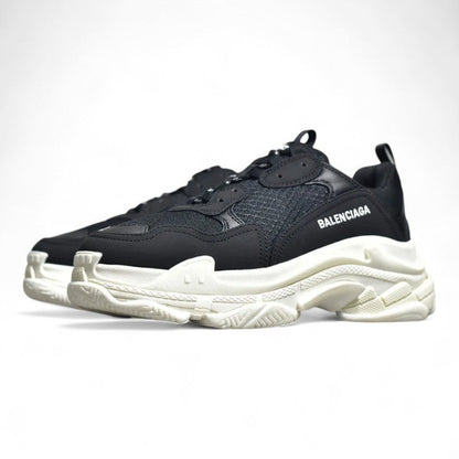 Balenciaga Triple S Black White
