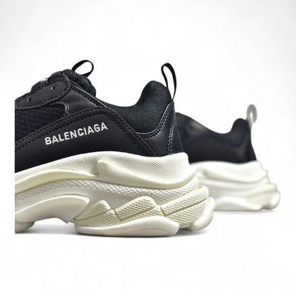 Balenciaga Triple S Black White