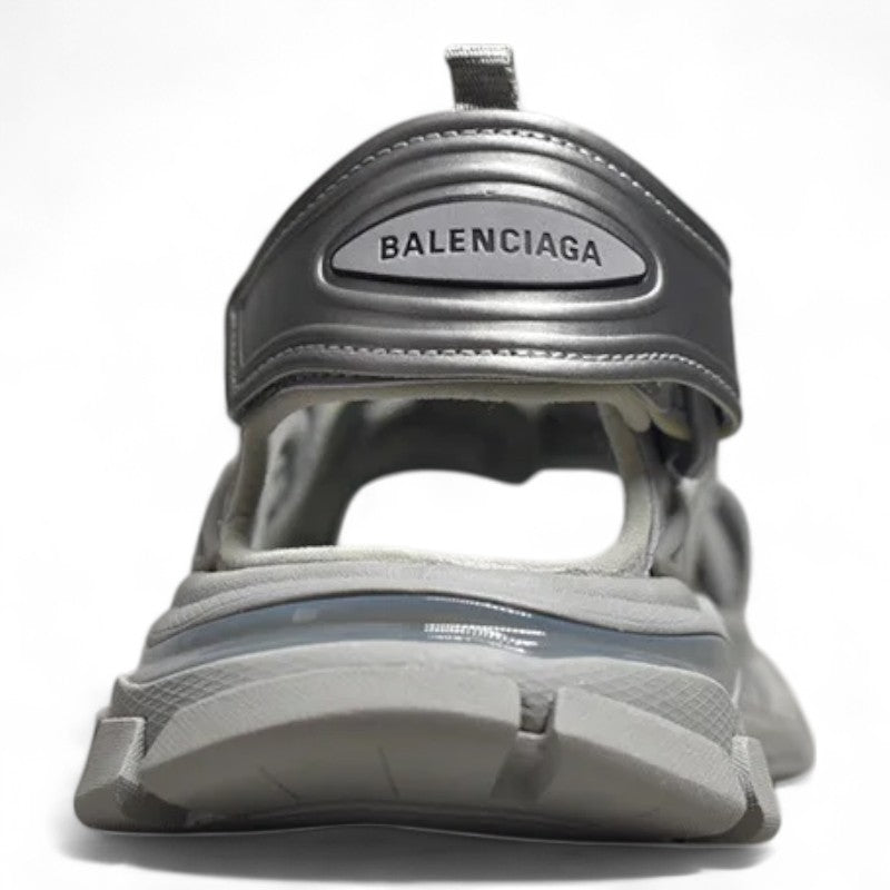 Balenciaga Track Sandals Silver