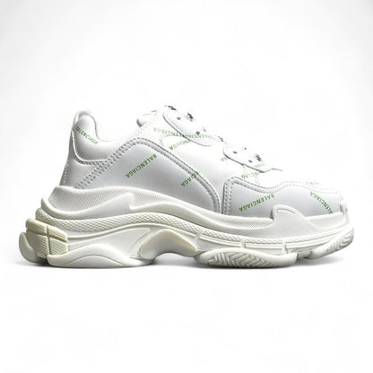 Balenciaga Triple S Allover Logo GID White