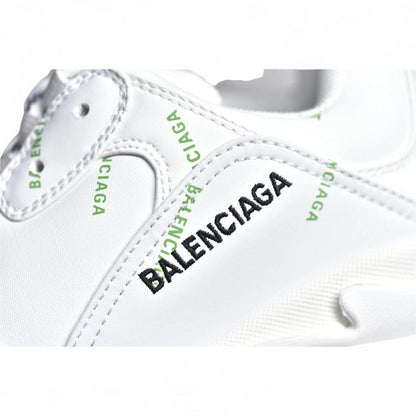 Balenciaga Triple S Allover Logo GID White