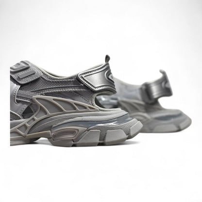 Balenciaga Track Sandals Silver