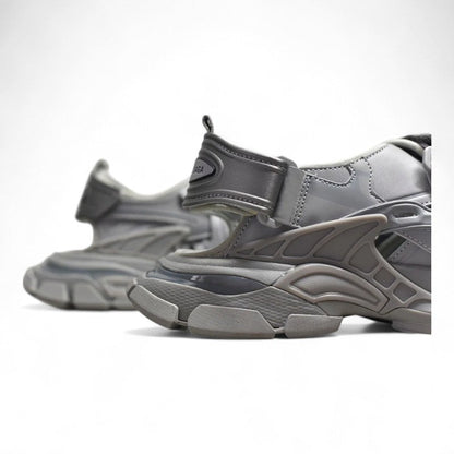Balenciaga Track Sandals Silver