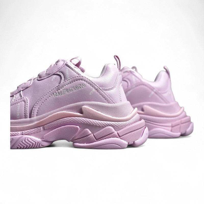 Balenciaga Triple S Allover Logo Pink