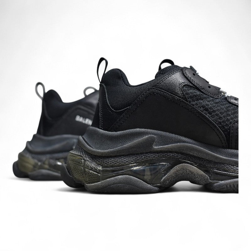 Balenciaga Triple S Clear Sole Black