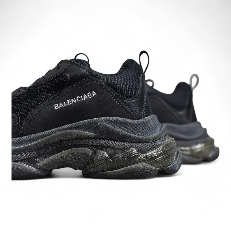 Balenciaga Triple S Clear Sole Black