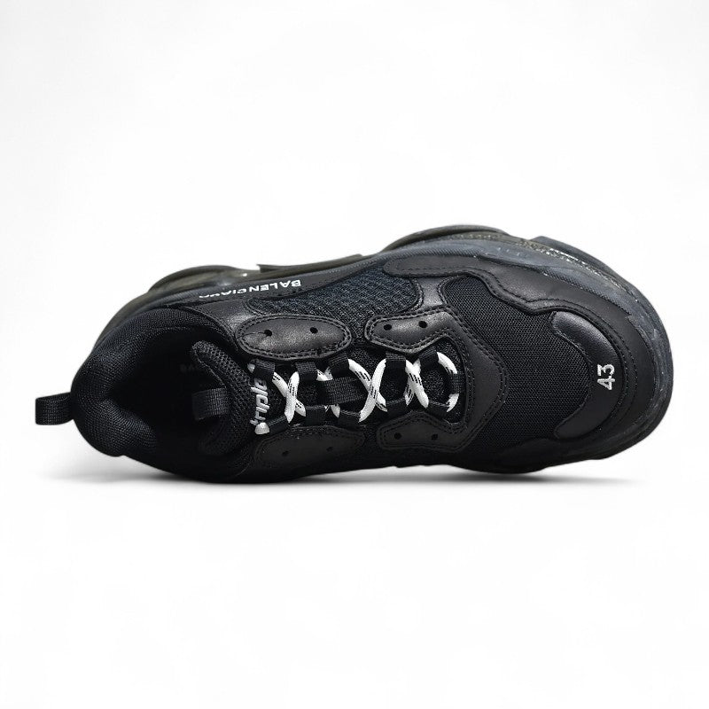 Balenciaga Triple S Clear Sole Black