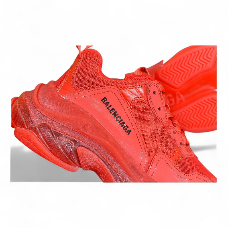 Balenciaga Triple S Clear Sole Red