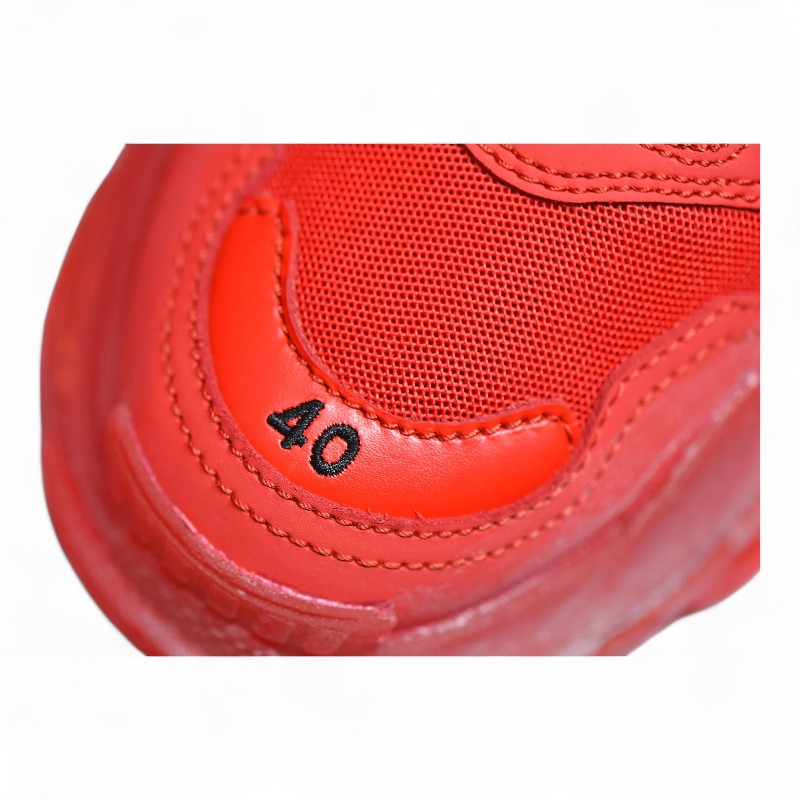 Balenciaga Triple S Clear Sole Red