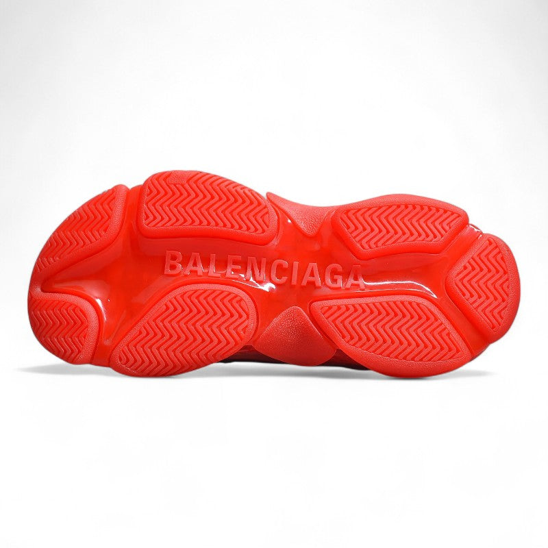Balenciaga Triple S Clear Sole Red