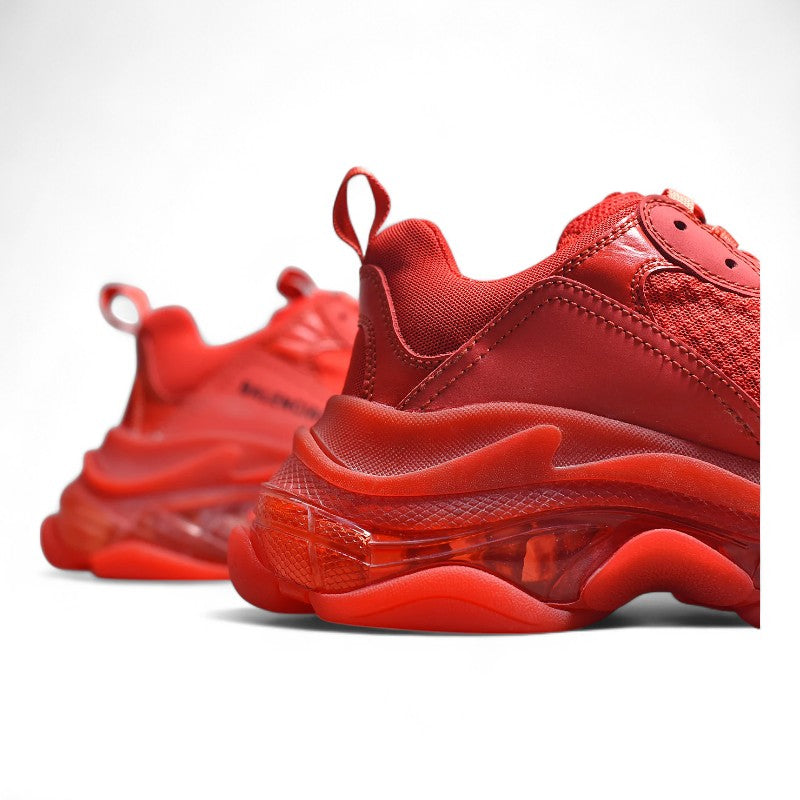 Balenciaga Triple S Clear Sole Red