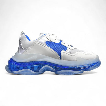 Balenciaga Triple S Clear Sole White Blue