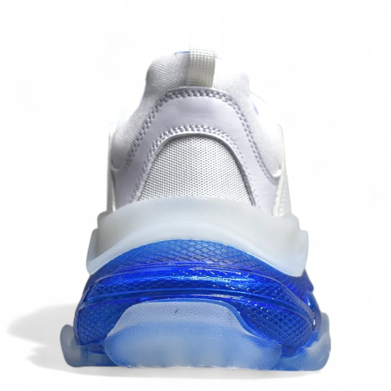 Balenciaga Triple S Clear Sole White Blue