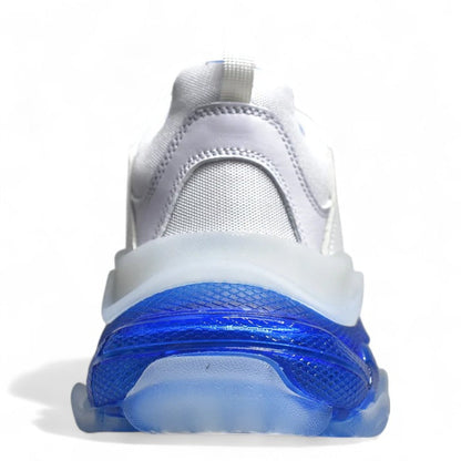 Balenciaga Triple S Clear Sole White Blue