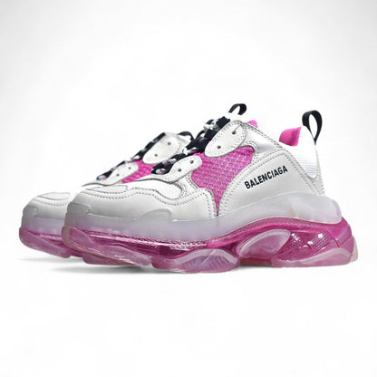 Balenciaga Triple S Clear Sole White Pink