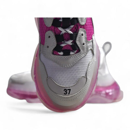 Balenciaga Triple S Clear Sole White Pink