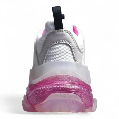 Balenciaga Triple S Clear Sole White Pink