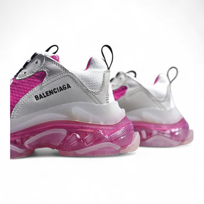 Balenciaga Triple S Clear Sole White Pink