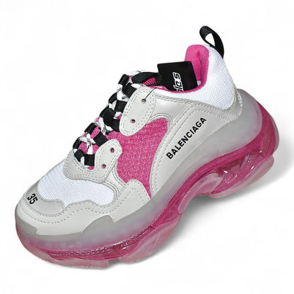 Balenciaga Triple S Clear Sole White Pink