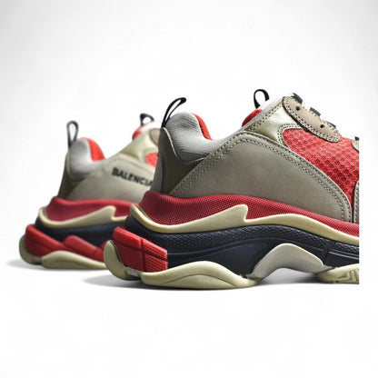 Balenciaga Triple S Red Grey