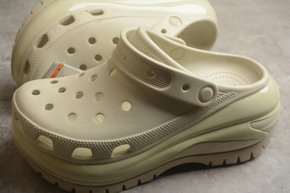 Crocs Mega Crush Clog Beige (Women's)