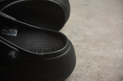 Crocs Baya Platform Clog Black (Women's)