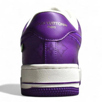 Nike Air Force 1 White Purple Sneakers