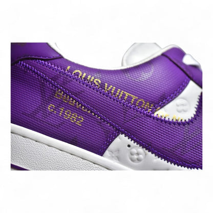Nike Air Force 1 White Purple Sneakers