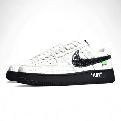 Nike Air Force 1 Black White Sneakers