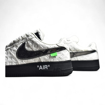 Nike Air Force 1 Black White Sneakers