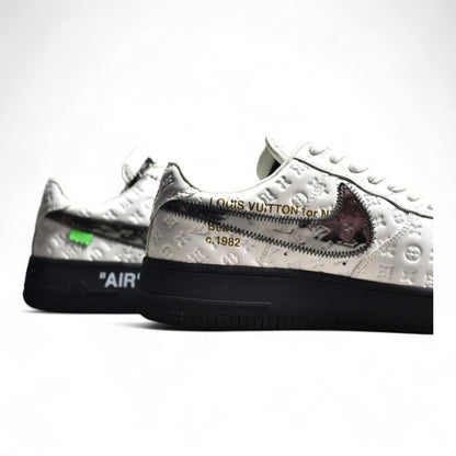 Nike Air Force 1 Black White Sneakers