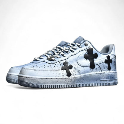 Nike Air Force 1 Low Chrome Cross Sneakers
