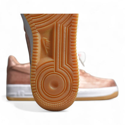 Nike Air Force 1 Low CLOT Rose Gold Silk Sneakers