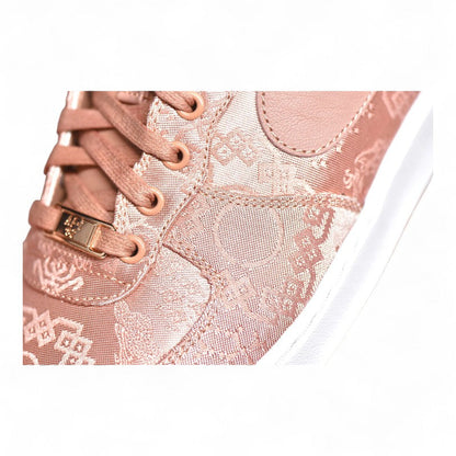 Nike Air Force 1 Low CLOT Rose Gold Silk Sneakers