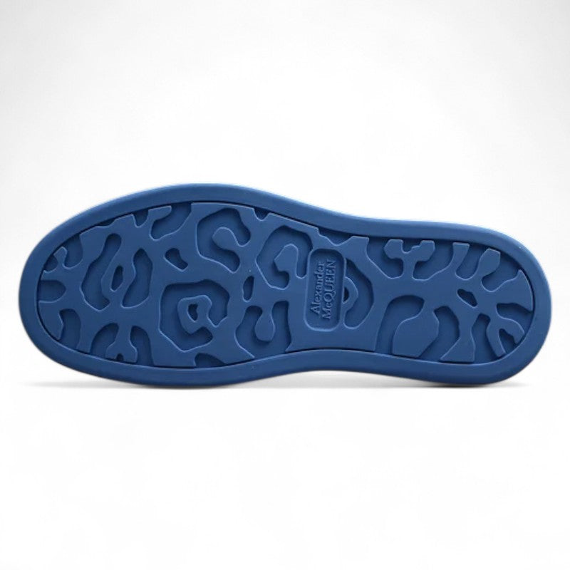 Alexander McQueen Vulcanized Low-Top Sneakers – White Royal Blue