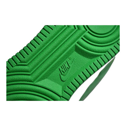 Nike Air Force 1 Low White Green Monogram Sneakers