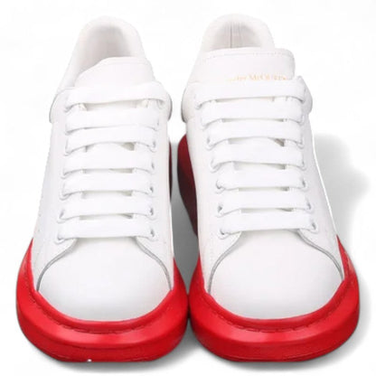 Alexander McQueen Oversized White Red Sole