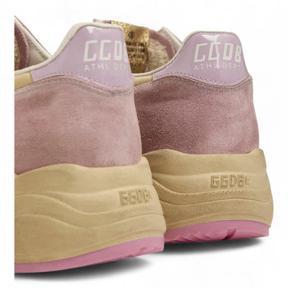 Golden Goose Running Sole Pastel Pink White Star