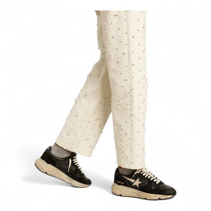 Golden Goose Running Sole Black Nappa White Star